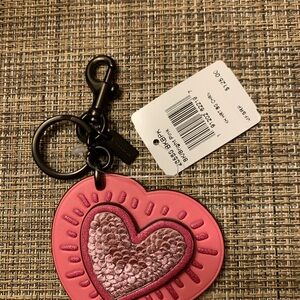 Pink Heart Keychain